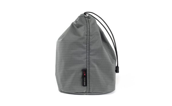 A Size 3 Mountain Grey (grey with light grey grid) 210 Cerylon Travel Stuff Sack.